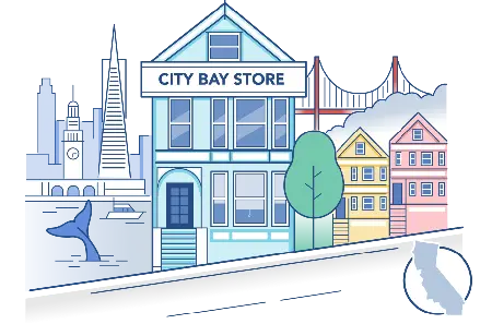 California office illustration