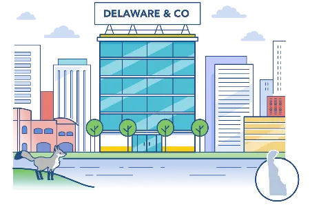 Delaware office illustration
