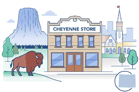 Cheyenne office illustration
